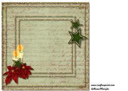 Insert Topper Christmas Music Vintage