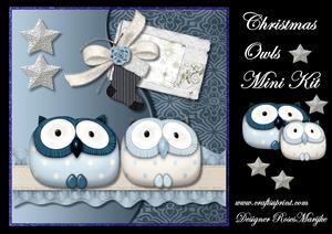 Christmas Owls Mini Kit