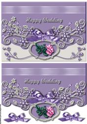 Jeweled Card Happy Wedding