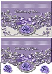 Jeweled Card Thinking of You
