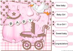 New Baby Girl Topper