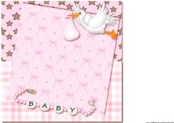 New Baby Girl Insert