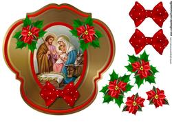 Scallop Topper Nativity Quick Card