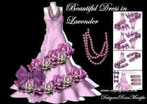 Mini Kit Beautiful Dress in Lavender