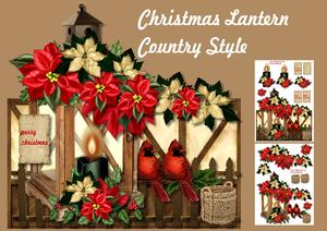 Mini Kit Christmas Lantern Country Style