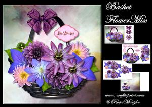 Mini Kit Basket Flower Mix
