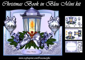 Christmas Book in Bleu