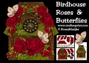 Birdhouse Roses & Butterflies Mini Kit