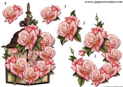 Lantern with Edwardian Roses