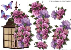Lantern ,roses & Pearls