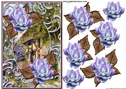 Roses Cottage in Bleu