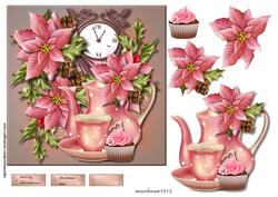 Pink Christmas Tea Time