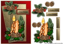 Classic Christmas Candle