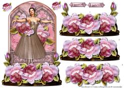 Belle Ballerina Globe & English Roses