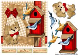 Quick Cute Card Doggie and His Friends