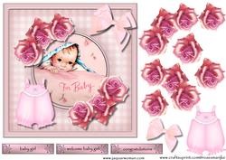 Vintage Topper New Baby Girl