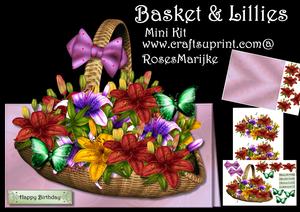 Basket & Lillies Mini Kit