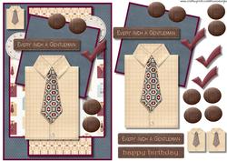 Male Card Every Inch a Gentleman