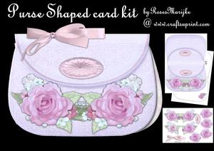 Purse Shaped Card Kit