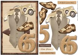 Male Card 65 Birthday