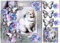 Vintage Cat Topper