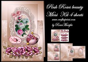 Pink Roses Beauty Mini Kit