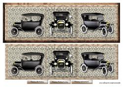 Large Dl Card Vintage Cars
