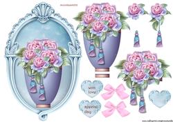 Vase with Roses