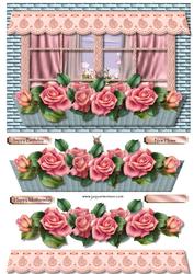 Beautiful Window & Roses