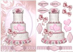 Wedding Cake in Pink