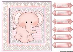 Baby Girl Cute Elephant