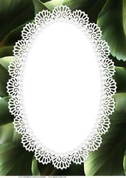 Leaves Background & Lace