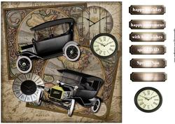 Male Card Vintage Ford