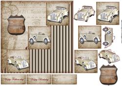 Male Card Vintage Cars