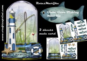 Mini Kit Globe Gone Fishing Male Card