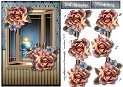 Sympathy Window Roses