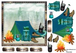 Male Card Outdoor Camping 2
