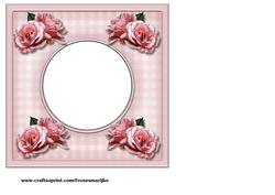 Insert Parisian Girl & Vintage Roses