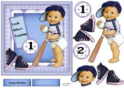 Cute Birthday Boy Baseball