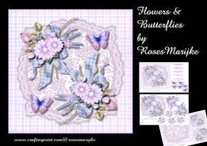 Flowers & Butterflies Mini Kit