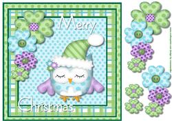 Cute Owl Topper Christmas