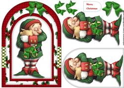 Arch Card Christmas Gnome