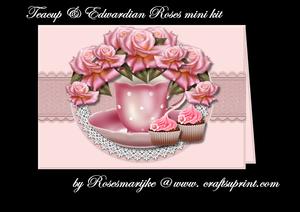 Mini Kit Teacup & Edwardian Roses