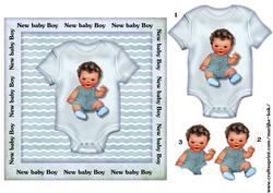 Quick Card New Baby Boy