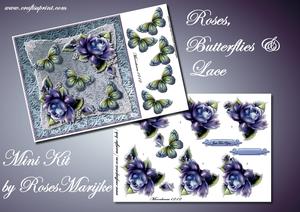 Roses, Butterflies & Lace Mini Kit