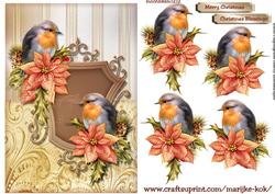 Christmas Robins Birdsong Classic Card