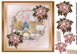 Romantic Snowscene Church Topper