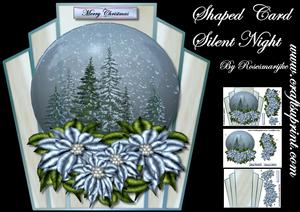 Silent Night Art Deco Topper Mini Kit