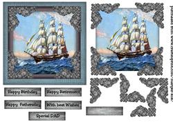 Male Card Sail Away
