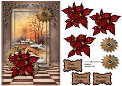 Male Card Vintage Christmas Rustic 2